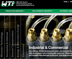 Example of Secondary Web Navigation - winemantech.com Example of Secondary Web Navigation - winemantech.com