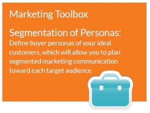 Marketing toolbox - Segmentation of Personas