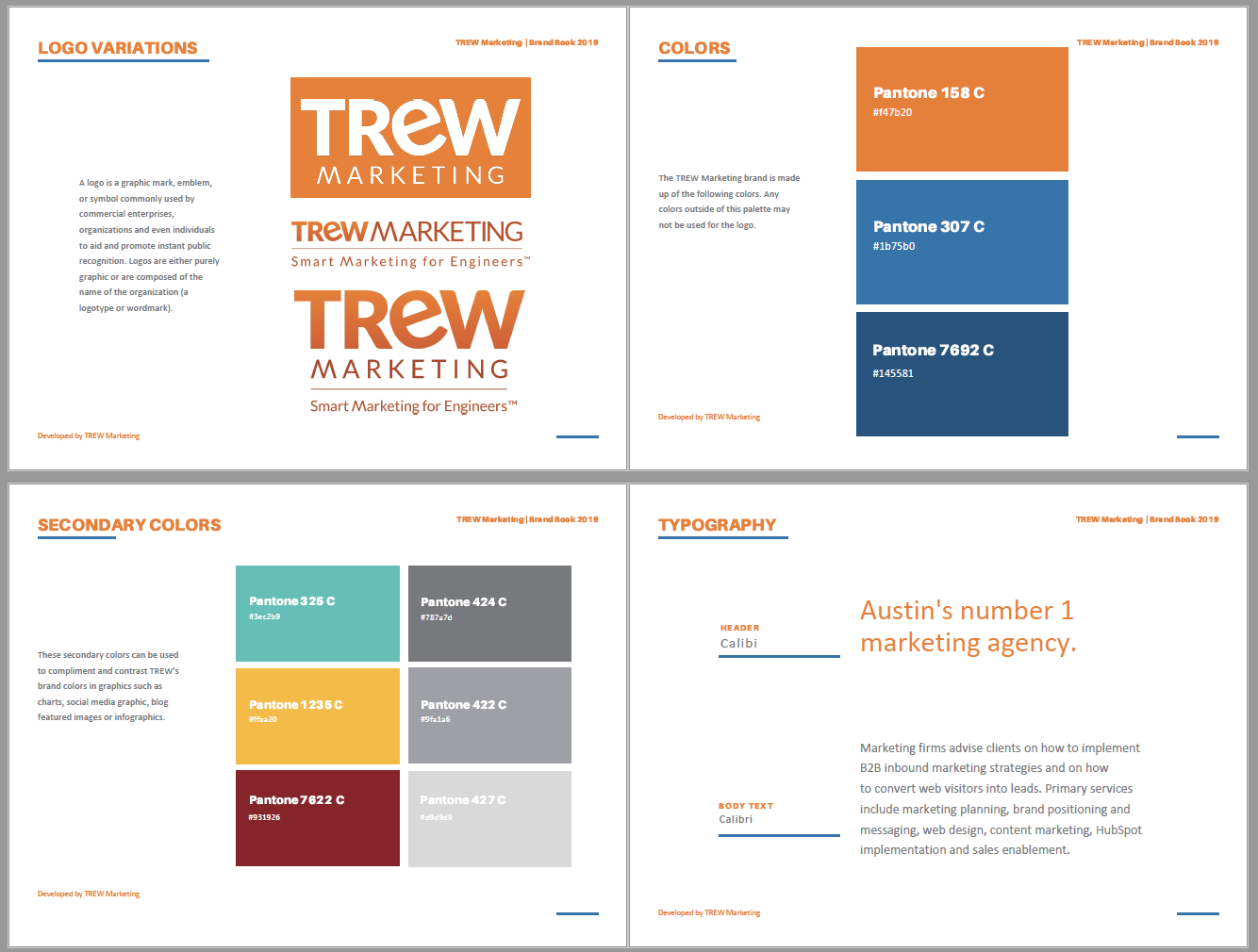 Brand Marketing Visual Branding Section