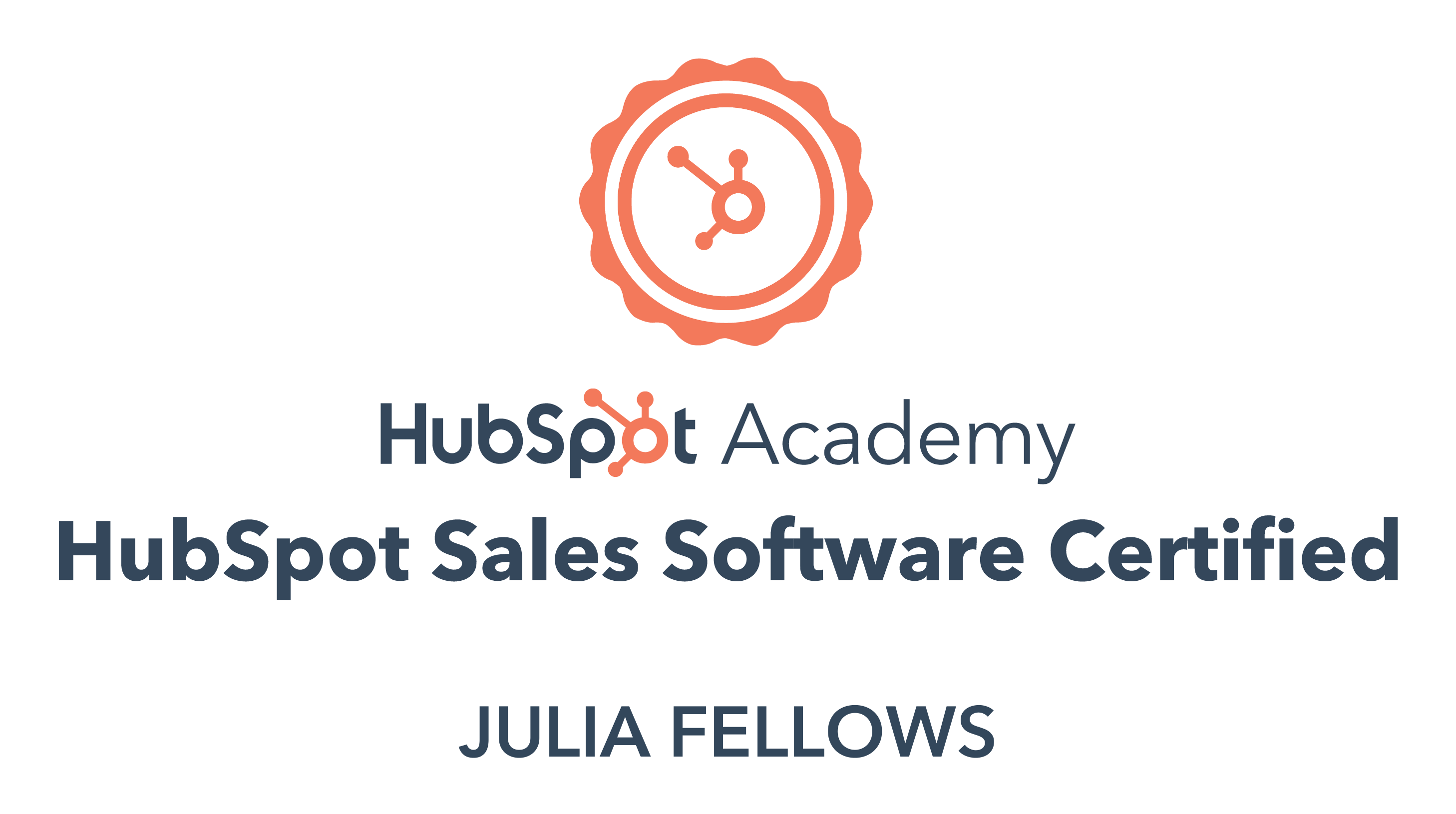 HubSpot Sales Software Certified