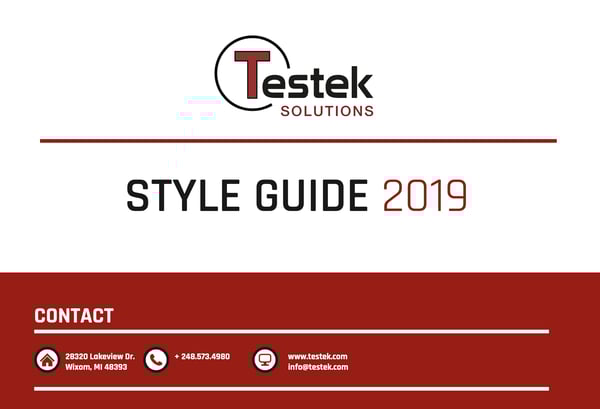 testek style guide
