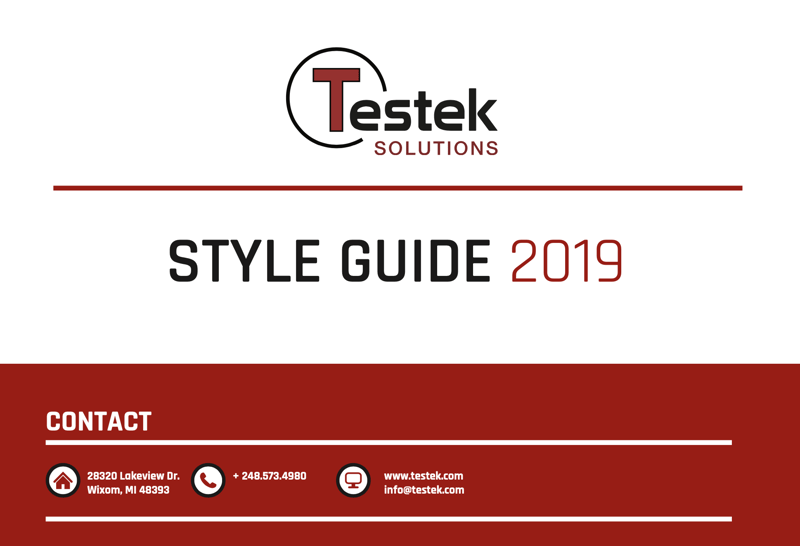 testek style guide
