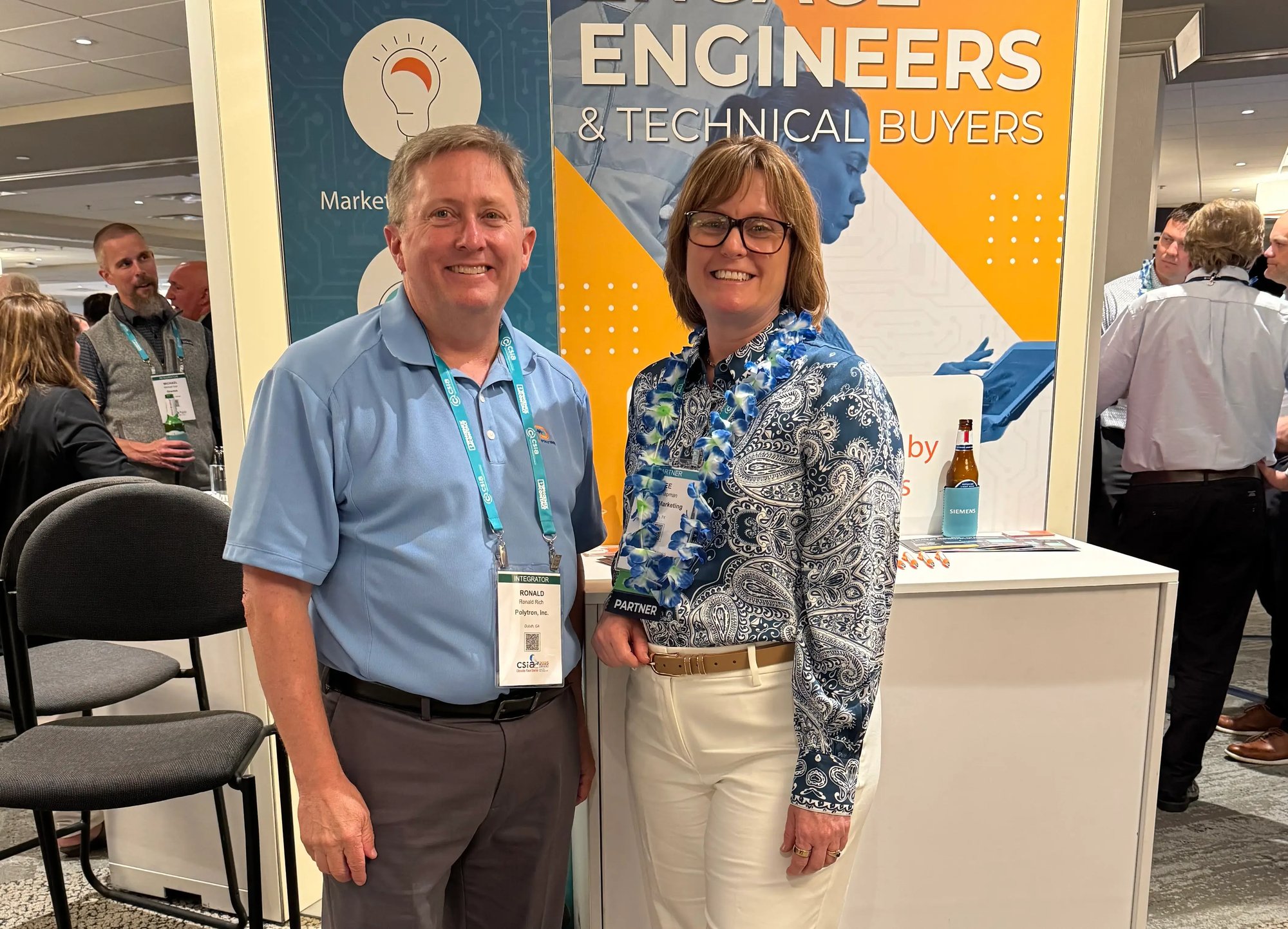 Lee and Ron from Polytron at CSIA 2025_v2