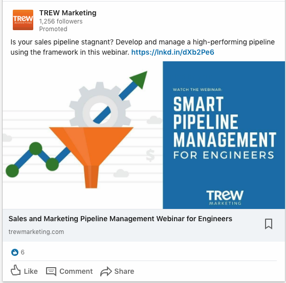 LinkedIn ad preview