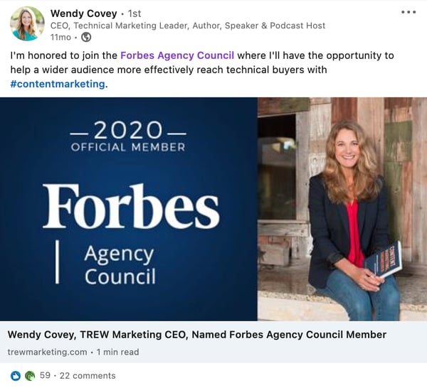 Wendy - Forbes Agency Council