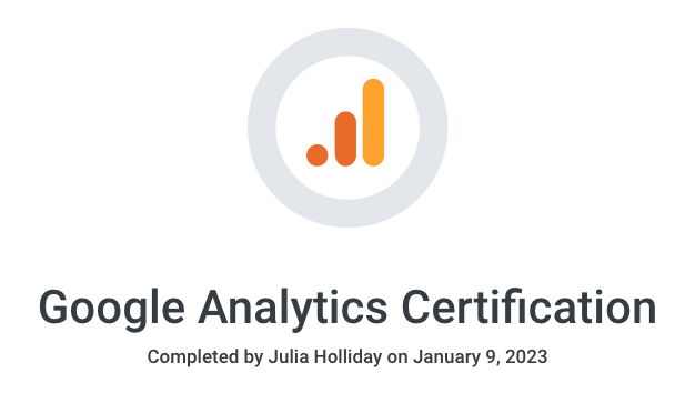 Google Analytics Certification