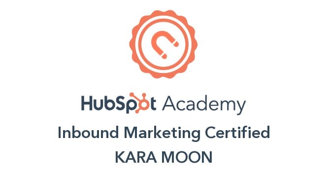 Kara Moon_Inbound Marketing Certification