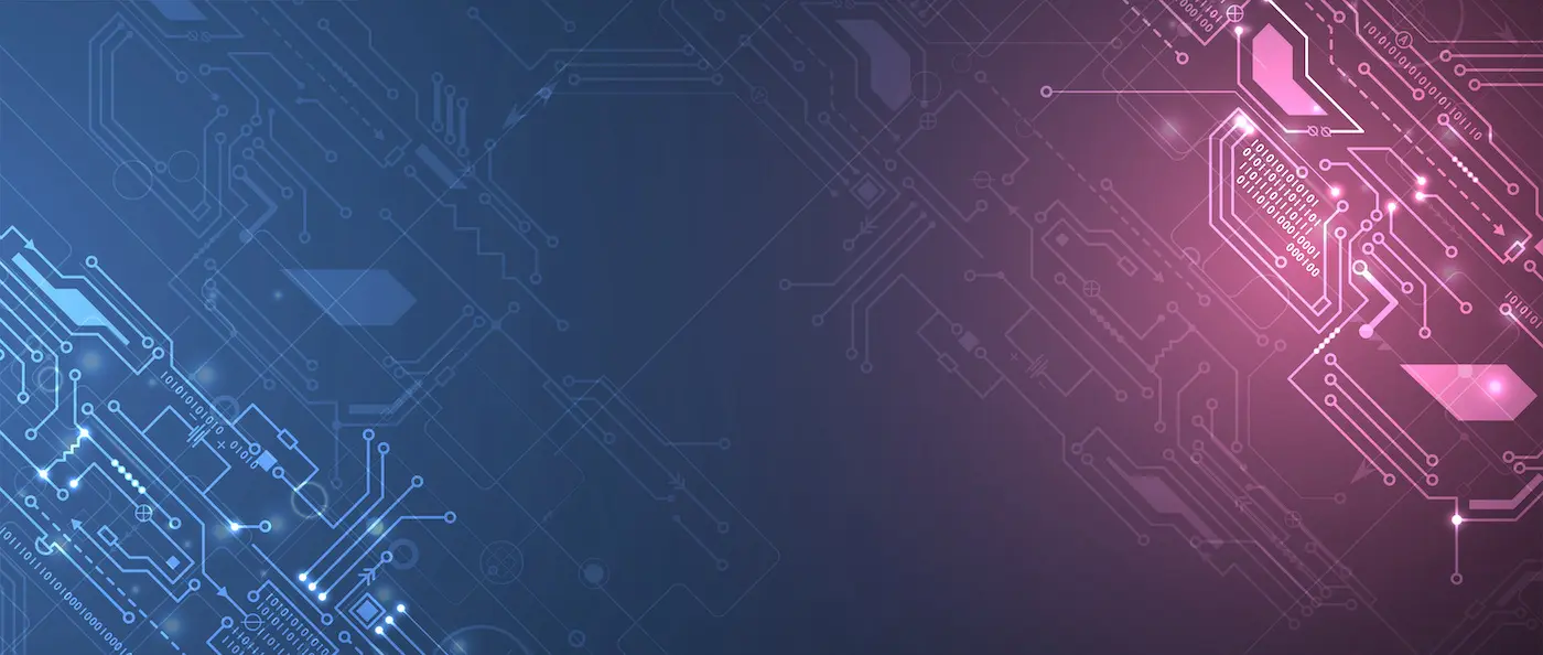 Background Graphic - Tech Circuit Grid