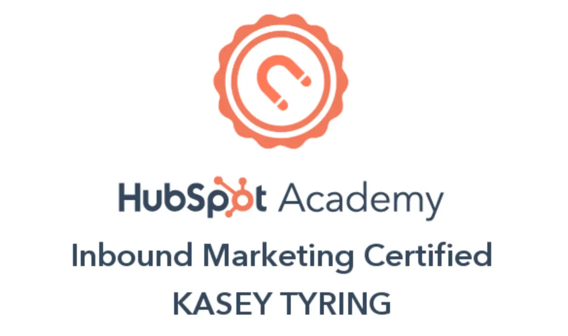 Kasey Tyring_Inbound Marketing Certified