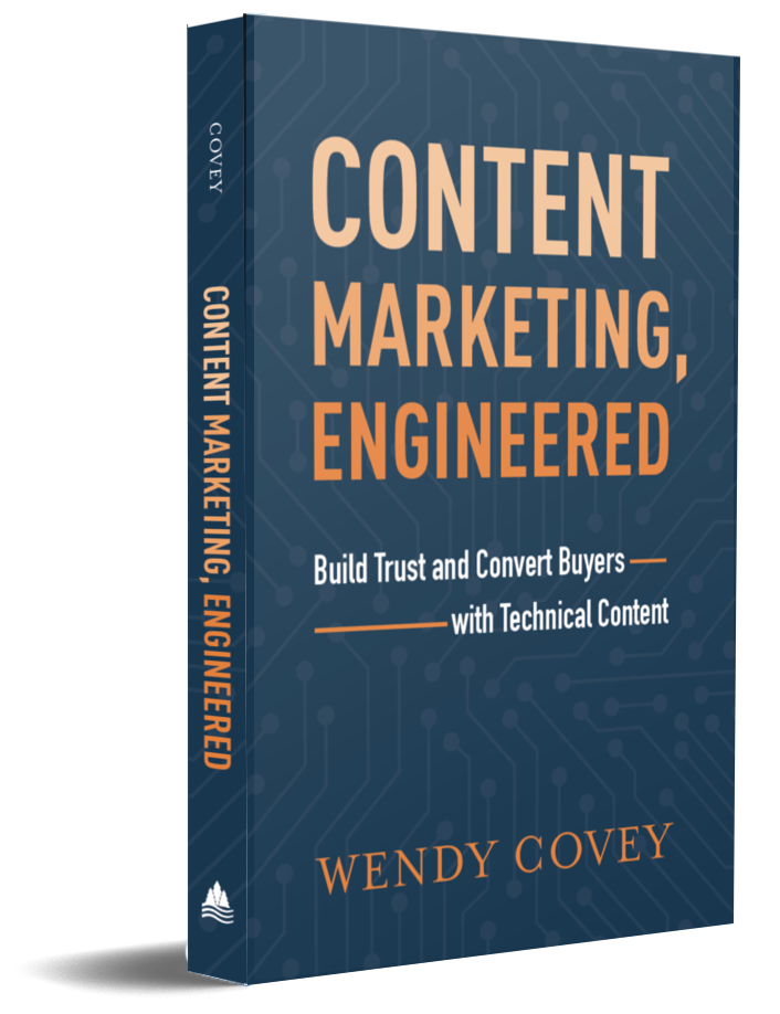 content marketing, engineered book